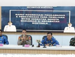3 Desember, Camat Bontoala Gandeng TNI–Polri Kawal Pemilihan RT-RW