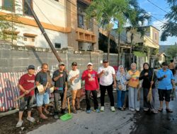 Lurah Mamajang Luar Pimpin Jumat Bersih, Bongkar Lapak di Atas Drainase di Jalan Mawas