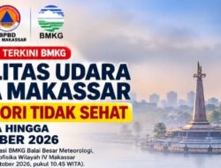 BPBD Makassar Imbau Warga Waspada Penurunan Kualitas Udara, PM2.5 Tercatat dalam Kategori Tidak Sehat